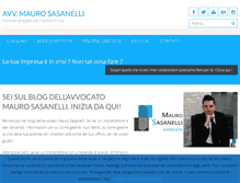 Tablet Screenshot of maurosasanelli.com